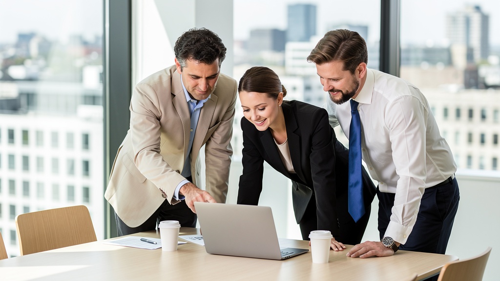 Équipe Diligenz en réunion stratégique